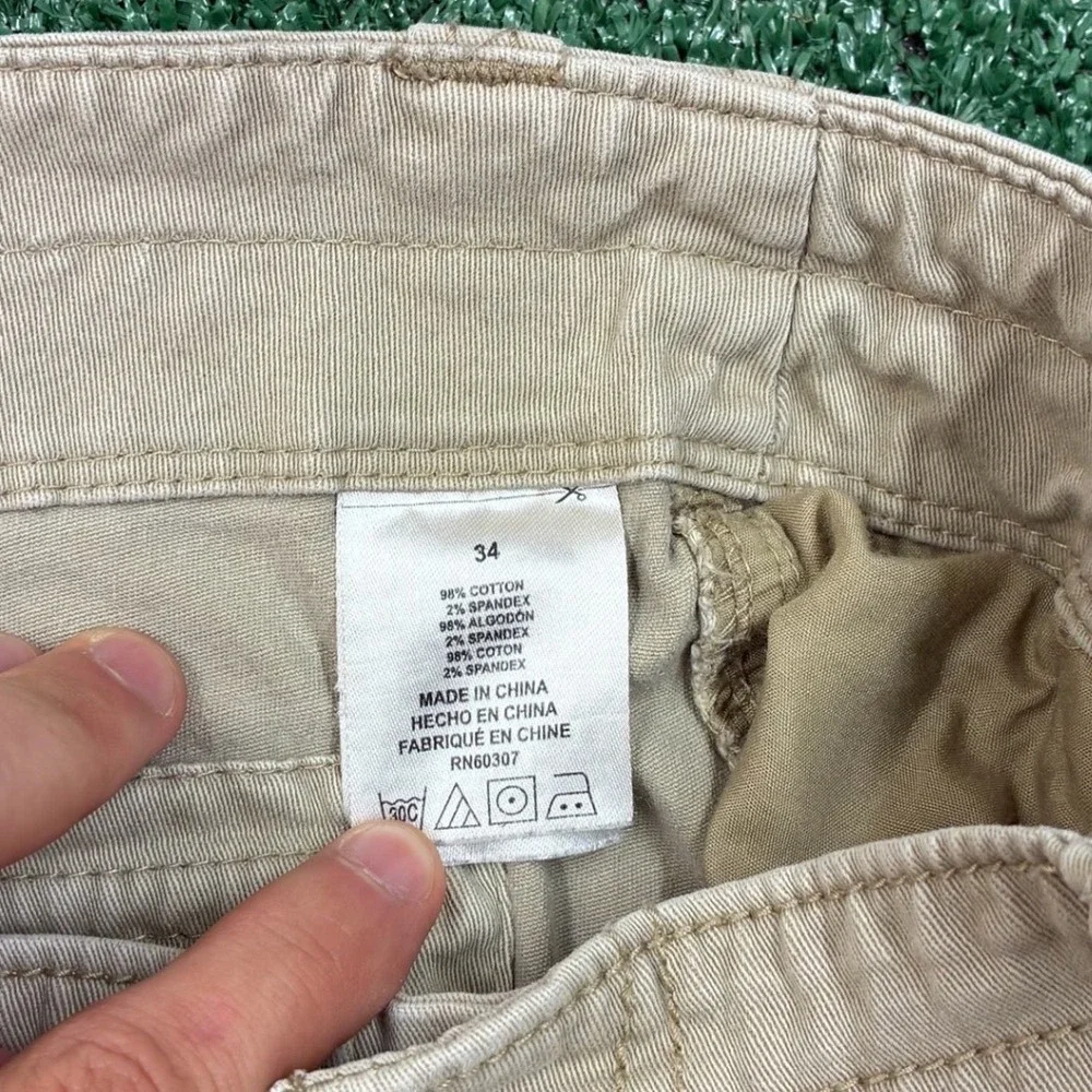 Y2K 2000's Unionbay Baggy Khaki Tan Cargo Shorts